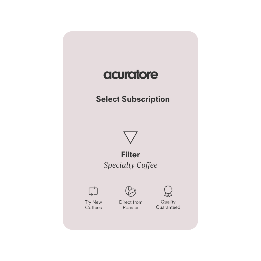 Acuratore - Select Subscription - Filter