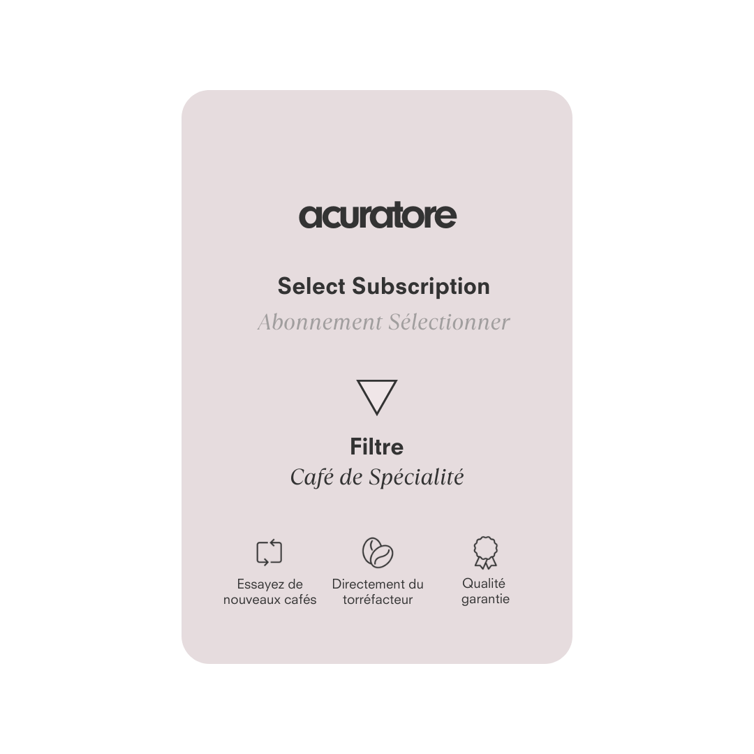 Acuratore - Select Subscription - Filter (FR)