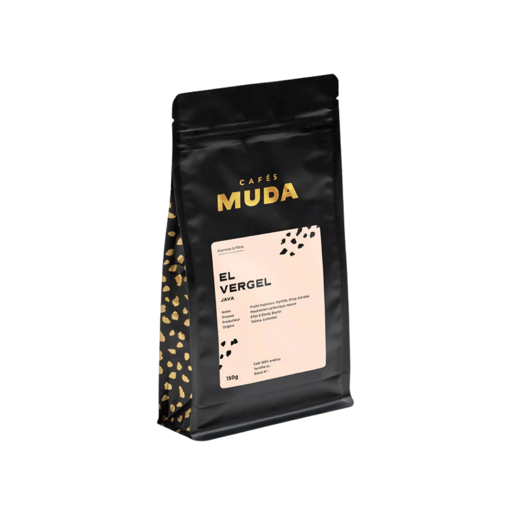 Cafes Muda - El Vergel Java Coffee Omni Roasted Colombia