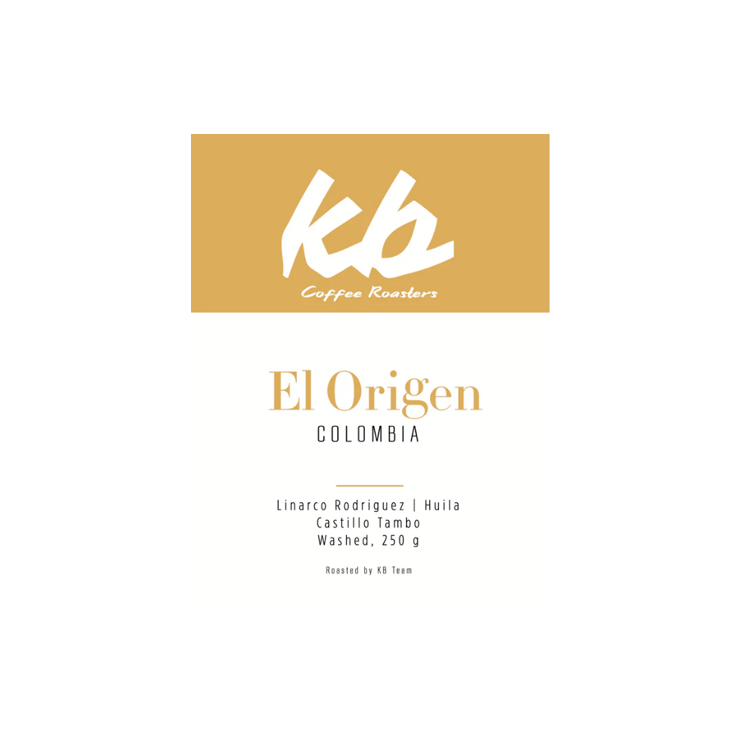 KB Coffee Roasters - El Origen Espresso Coffee Colombia