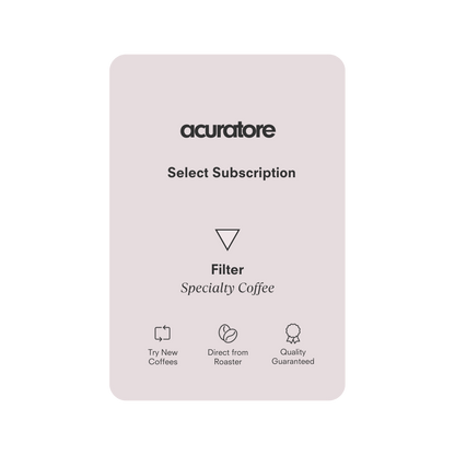 Acuratore - Select Subscription - Filter