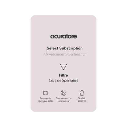 Acuratore - Select Subscription - Filter (FR)