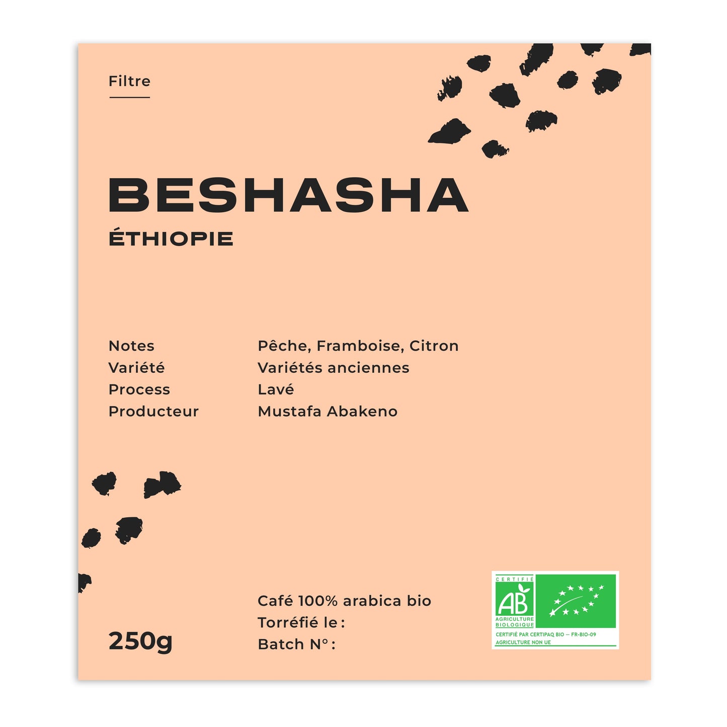 Cafes Muda - Beshasha Ethiopia Filter Coffee Tasting Notes