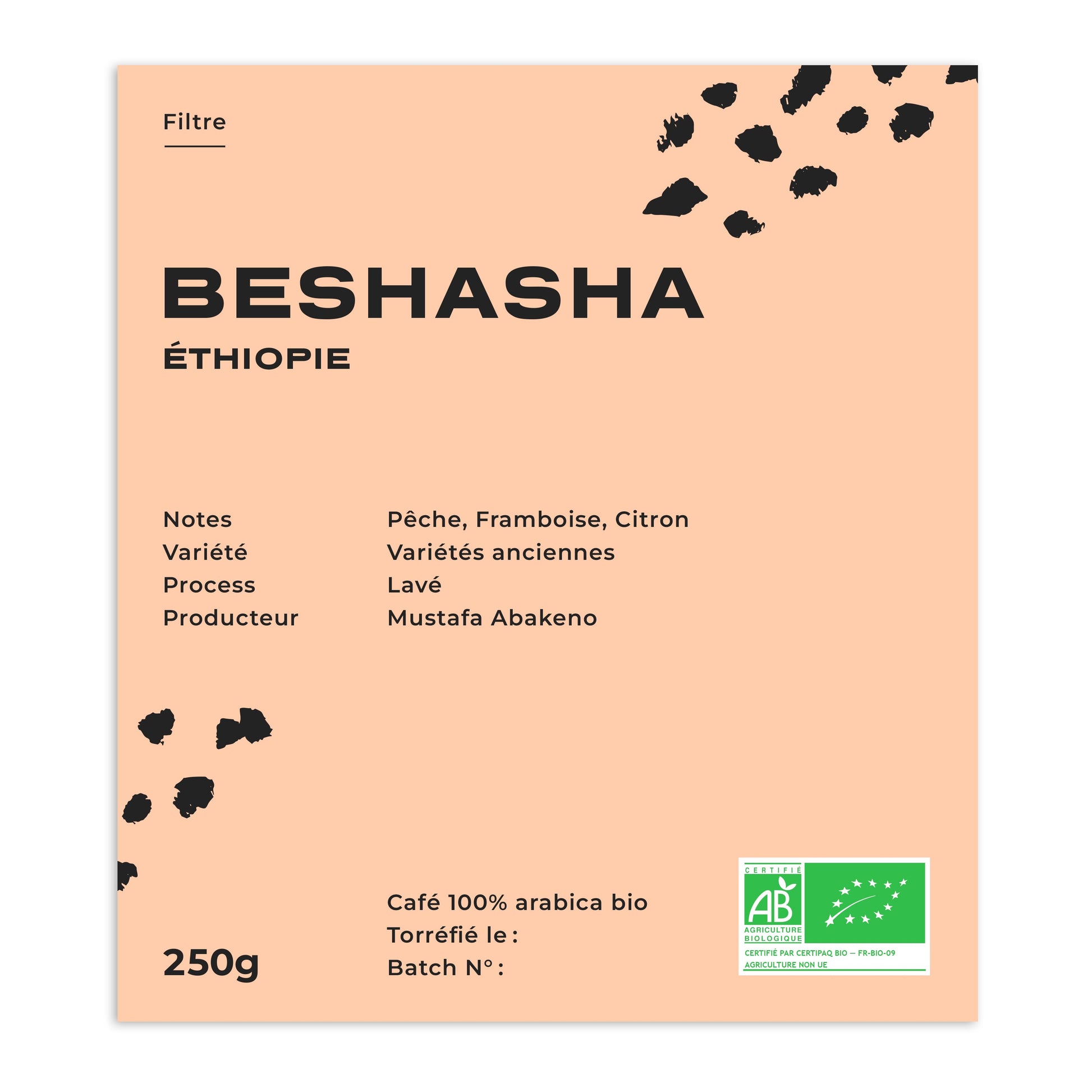 Cafes Muda - Beshasha Ethiopia Filter Coffee Tasting Notes