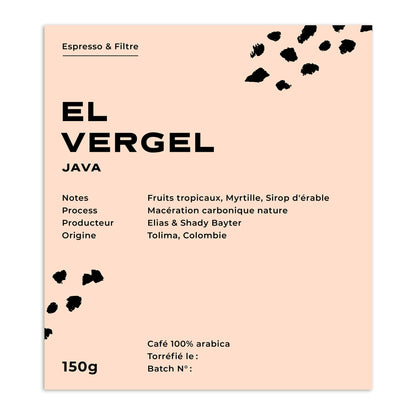 Cafes Muda - El Vergel Specialty Coffee Omni Roasted Colombia Tasting Notes