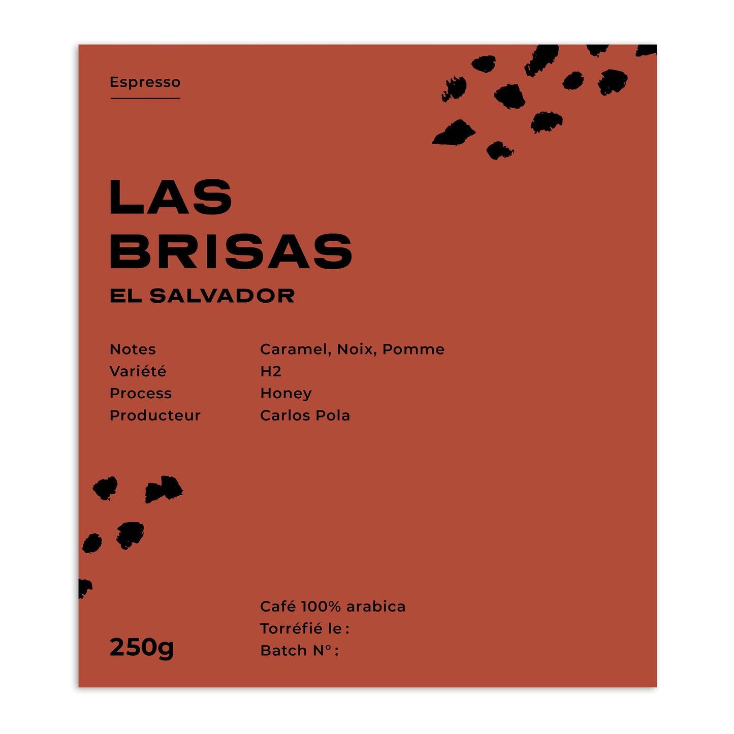 Cafes Muda - Las Brisas Espresso Coffee El Salvador Tasting Notes
