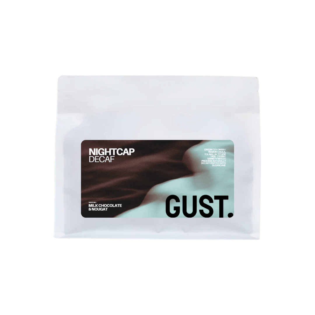 Gust Coffee Roasters - Nightcap Decaf Omni Roasted Coffee Colombia