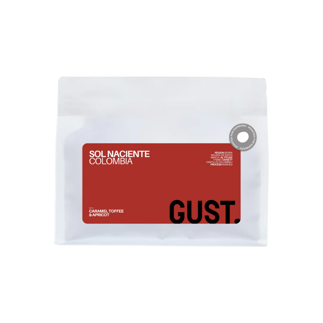Gust Coffee Roasters - Sol Naciente Espresso Coffee Colombia