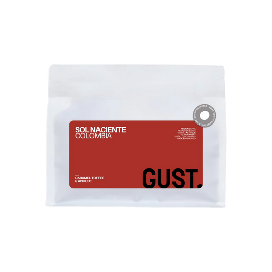 Gust Coffee Roasters - Sol Naciente Espresso Coffee Colombia