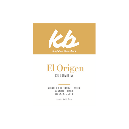 KB Coffee Roasters - El Origen Espresso Coffee Colombia