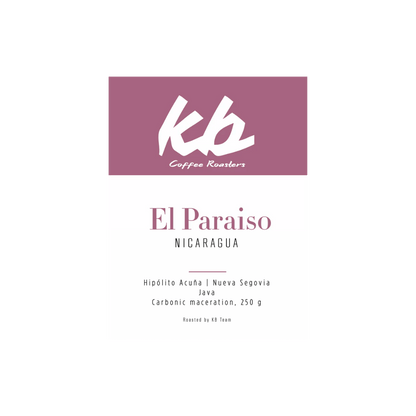 KB Coffee Roasters - El Paraiso Espresso Coffee Nicaragua
