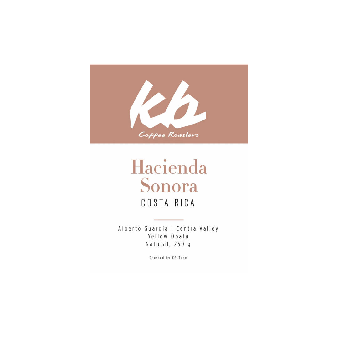 KB Coffee Roasters - Hacienda Sonora Espresso Coffee Costa Rica