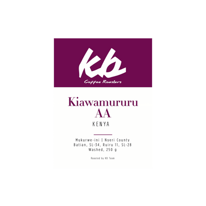 KB Coffee Roasters - Kiawamururu Filter Coffee Kenya