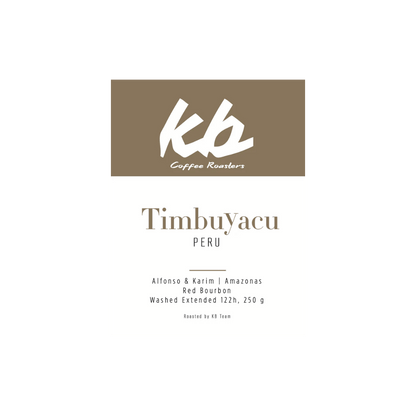 KB Coffee Roasters - Timbuyacu Espresso Coffee Peru