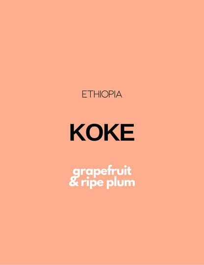 Gust Coffee Roasters - Koke Espresso Coffee Ethiopia Tasting Notes