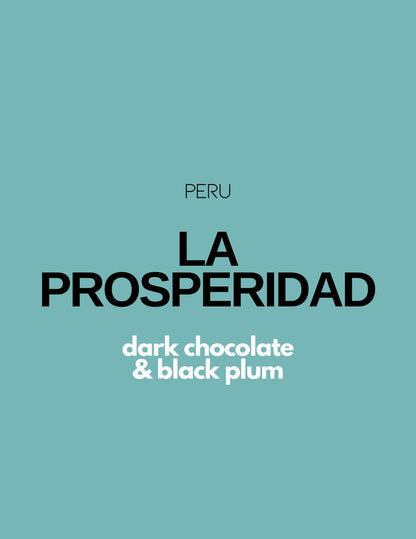 Gust Coffee Roasters - La Prosperidad Espresso Coffee Peru Tasting Notes