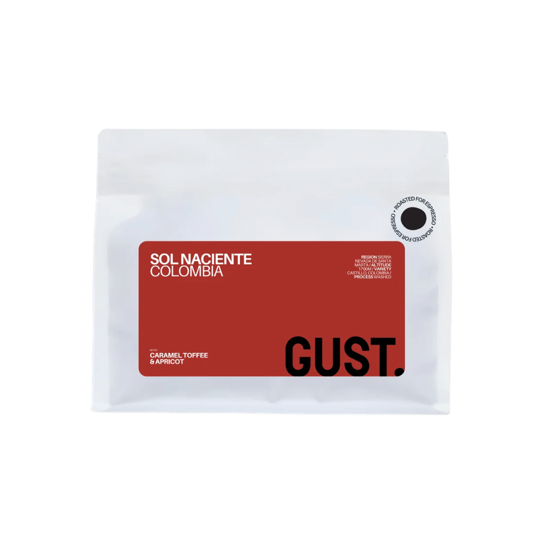 Gust Coffee Roasters - Sol Naciente Espresso Coffee Colombia