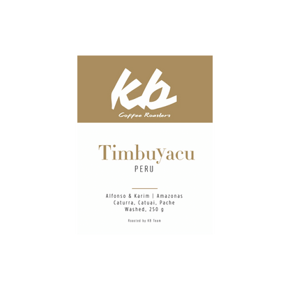 KB Coffee Roasters - Timbuyacu Espresso Coffee Peru