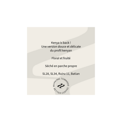 Tribute - Ndundu Factory Filter Coffee Kenya Tasting Notes