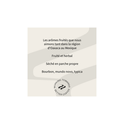 Tribute - San Juan de la Union Filter Coffee - Mexico Tasting Notes