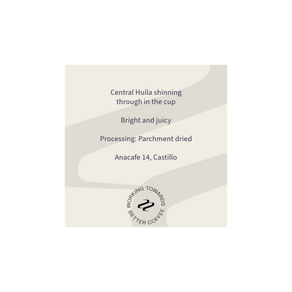 Tribute - Alfredo Rojas Colombian Specialty Coffee Tasting Notes