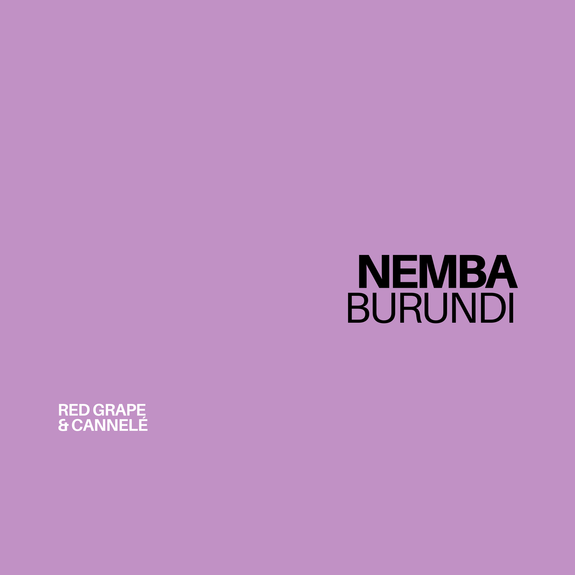 Gust Coffee Roasters - Nemba Filter Coffee Burundi Tasting Notes